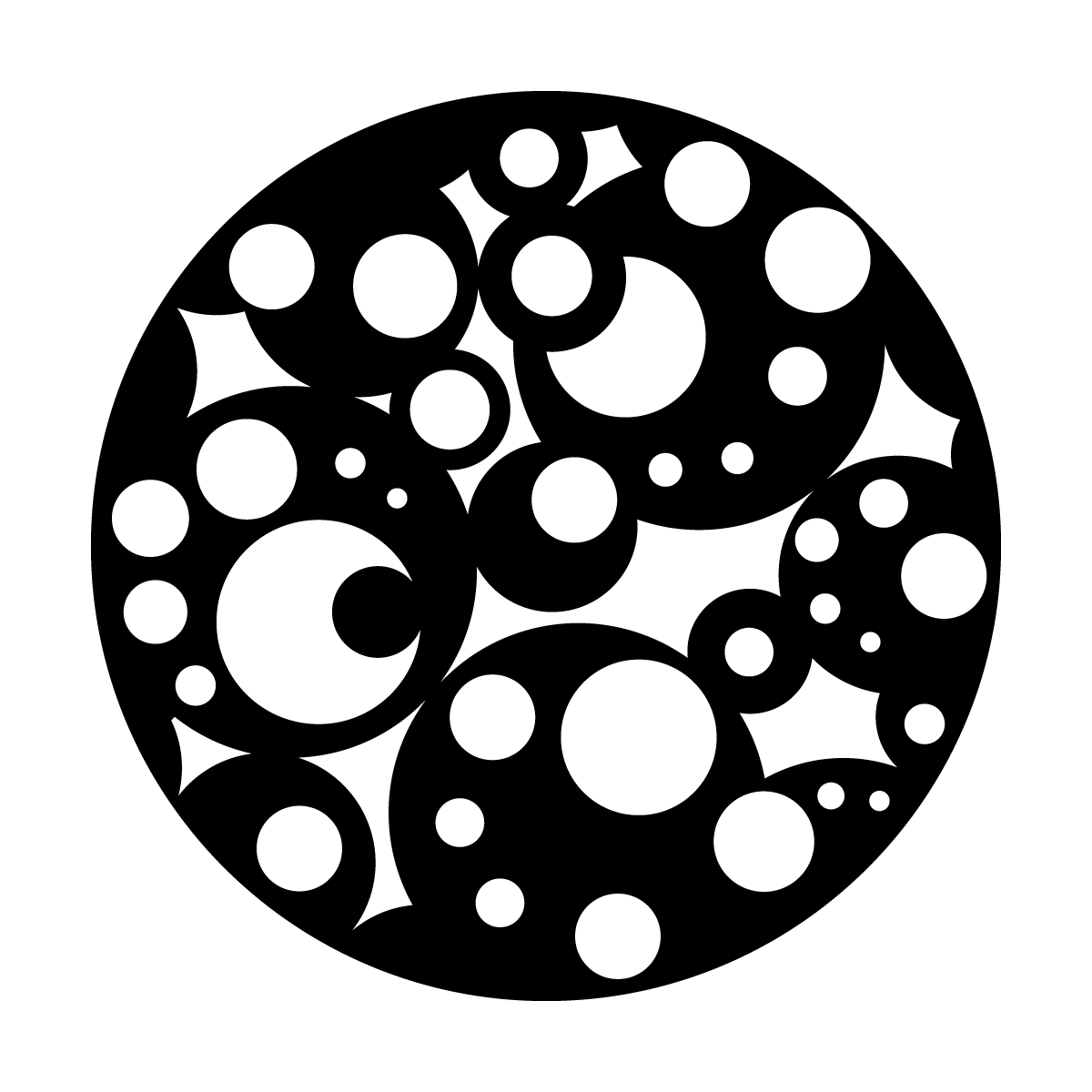 Apollo (2279) Caviar Steel Gobo