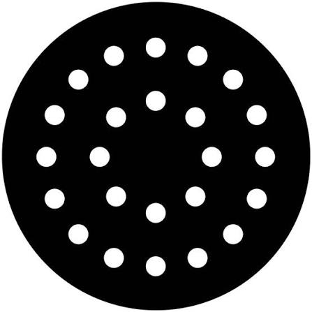 Apollo (2288) Dots in Double Circle Steel Gobo