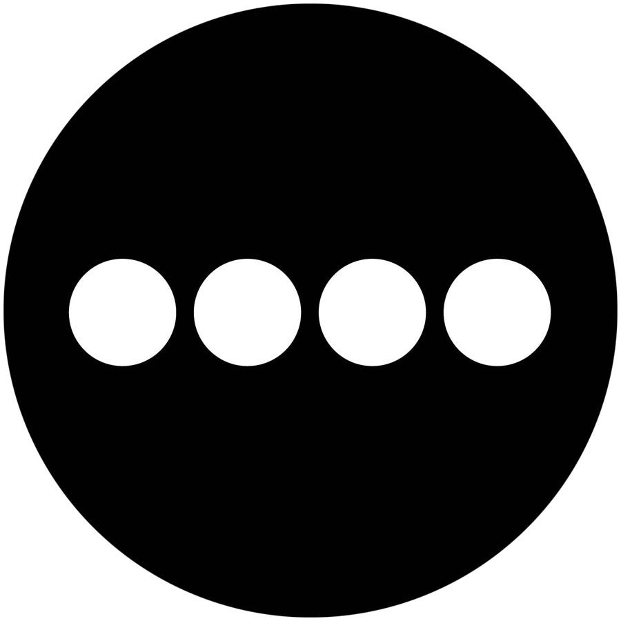 Apollo (2291) Dots Four In A Line Steel Gobo