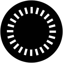 Apollo (2310) Radial Dashes Steel Gobo