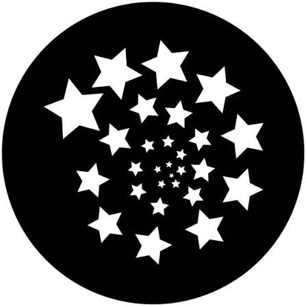 Apollo (2329) Stars Spiral Steel Gobo