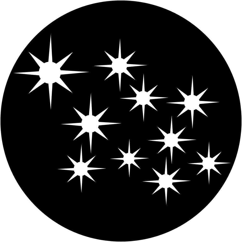 Apollo (2422) Solar Stars Steel Gobo