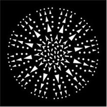 Apollo (2454) Aztec Lace Steel Gobo