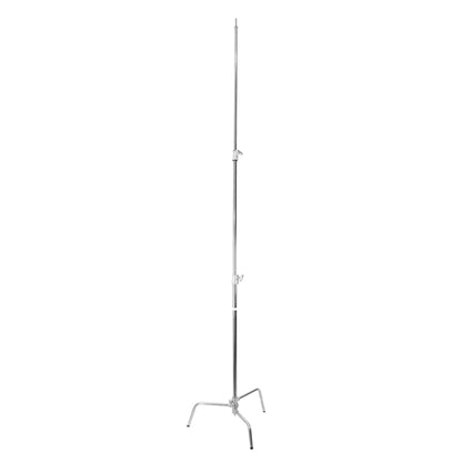 Godox C-Stand with Arm, Grip Head & Removable Turtle Base (8.8', Silver)