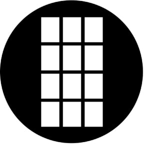 Rosco 77138 Cats Window Steel Gobo