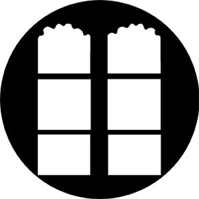 Rosco 77143 French Windows Steel Gobo