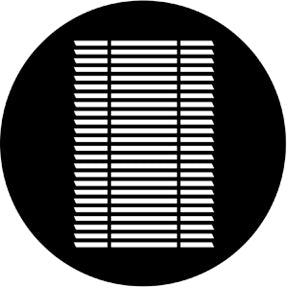 Rosco 77215 Louvre Window Steel Gobo