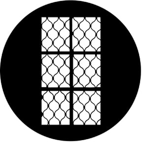 Rosco 77336 Renaissance Window Steel Gobo