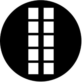 Rosco 77511 Linear WIndow Steel Gobo