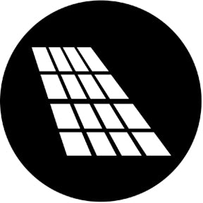 Rosco 77643 Double Hung Shadow Window Steel Gobo