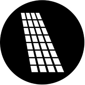 Rosco 77644 Georgian Shadow Steel Gobo