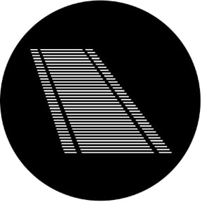 Rosco 77646 Blind Shadow Steel Gobo