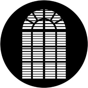 Rosco 77759 Shuttered Arch Window Steel Gobo