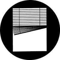 Rosco 78255 Crooked Venetian Steel Gobo