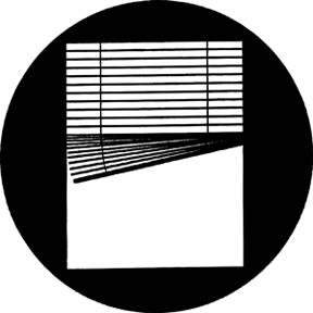 Rosco 78255 Crooked Venetian Steel Gobo