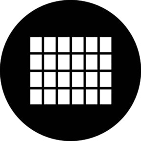 Rosco 78493 Judy Window Steel Gobo