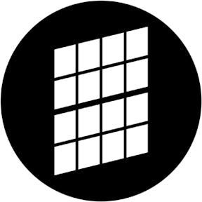 Rosco 79011 Distorted Double Hung Steel Gobo