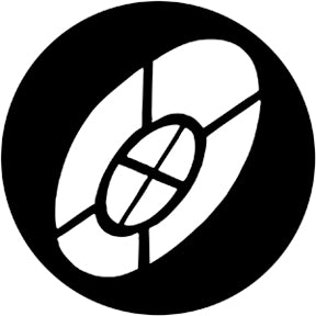 Rosco 79013 Distorted Eliptical Steel Gobo