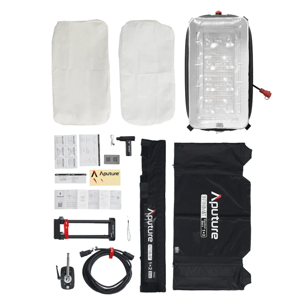 Aputure INFINIMAT LED & Clear Softbox Pack 1x2