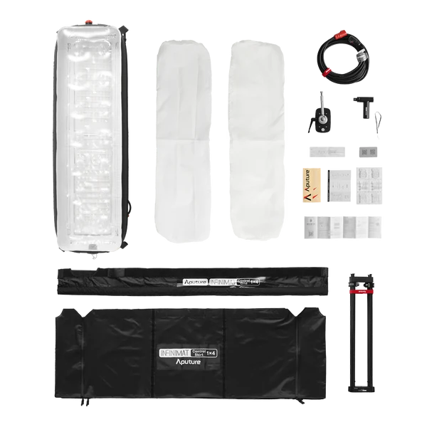 Aputure INFINIMAT LED & Clear Softbox Pack 1x4