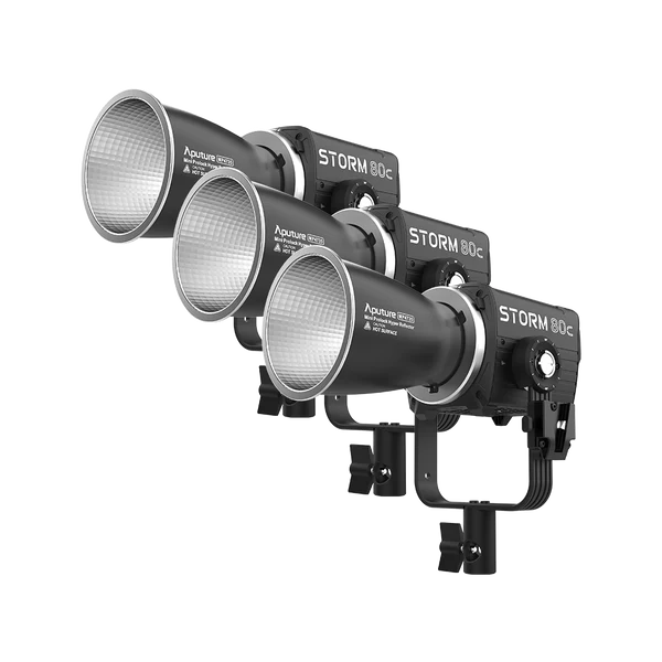 Aputure STORM 80c 3-Light Kit