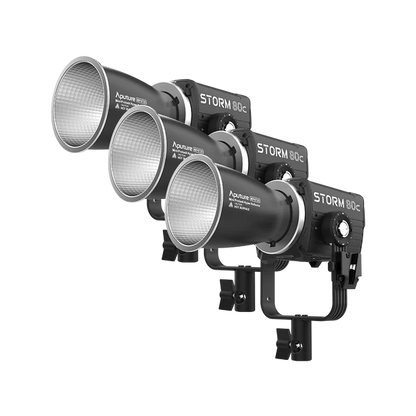 Aputure STORM 80c 3-Light Kit