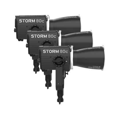 Aputure STORM 80c 3-Light Kit