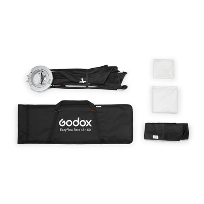 Godox EazyFlow Quick Setup Rectangular Softbox with Bowens Mount (45 x 60 cm)