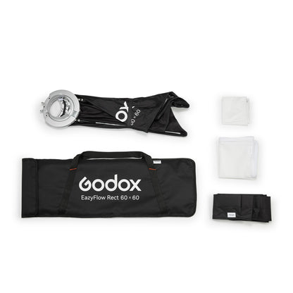 Godox EazyFlow Quick Setup Rectangular Softbox with Bowens Mount (60 x 60 cm)