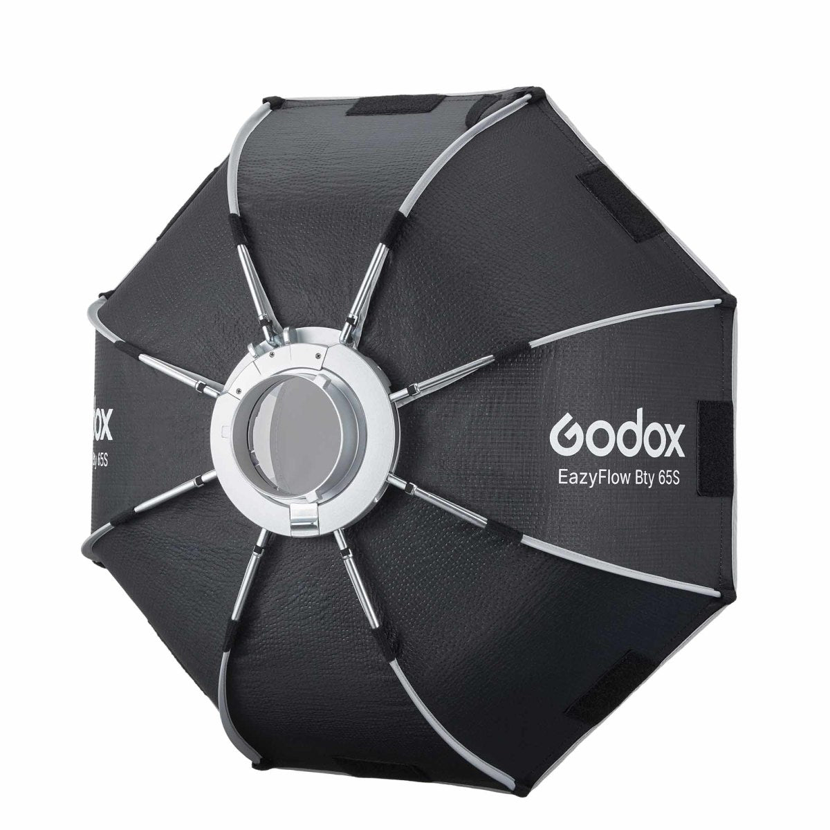 Godox EazyFlow Quick Setup Octa Beauty Dish Softbox with Bowens Mount (65 cm, Inner Silver)