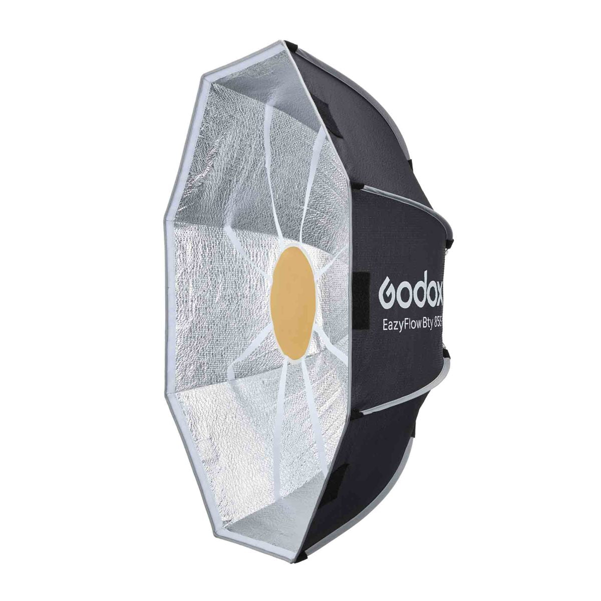 Godox EazyFlow Quick Setup Octa Beauty Dish Softbox with Bowens Mount (85 cm, Inner Silver)