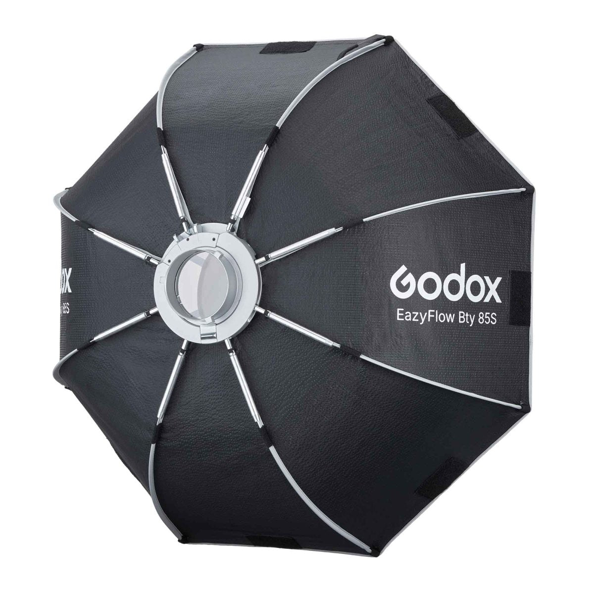 Godox EazyFlow Quick Setup Octa Beauty Dish Softbox with Bowens Mount (85 cm, Inner Silver)