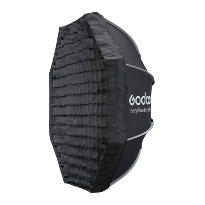 Godox EazyFlow Quick Setup Octa Beauty Dish Softbox with Bowens Mount (85 cm, Inner Silver)