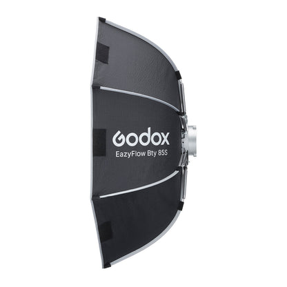 Godox EazyFlow Quick Setup Octa Beauty Dish Softbox with Bowens Mount (85 cm, Inner Silver)