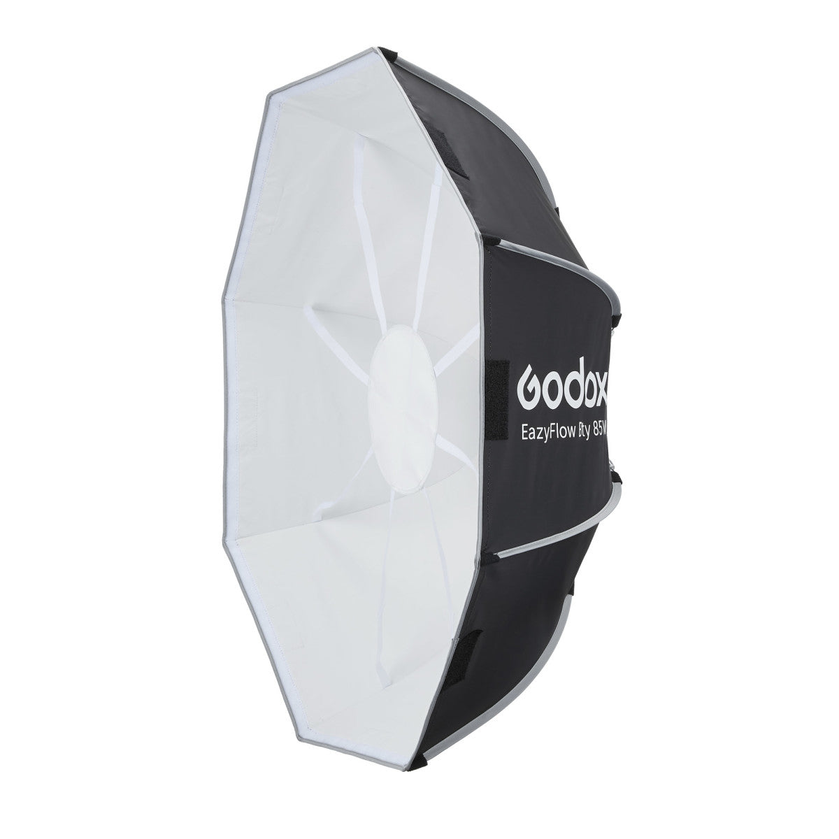 Godox EazyFlow Quick Setup Octa Beauty Dish Softbox with Bowens Mount (85 cm, Inner White)