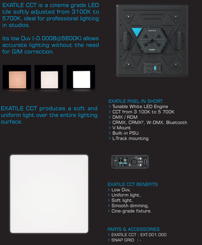 Exalux Exatile CCT 24inch 3100K to 5700K LED Matrix (5 available)