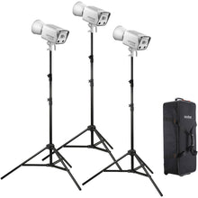 Godox Litemons LA300Bi Bi-Color LED Light 3-Light Kit with Case