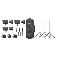 Godox Litemons LA300Bi Bi-Color LED Light 3-Light Kit with Stands (Black Edition)