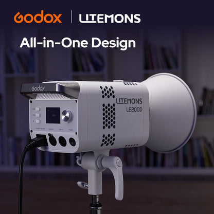 Godox Litemons 200W LED Daylight COB Light (Black)