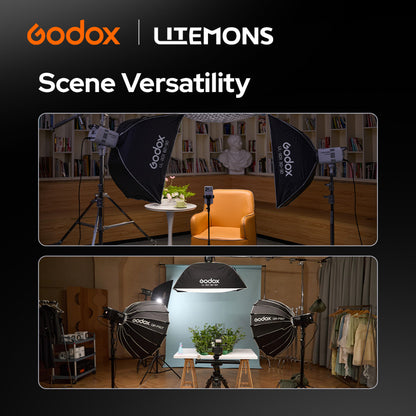 Godox Litemons 200W LED Daylight COB Light (Black)