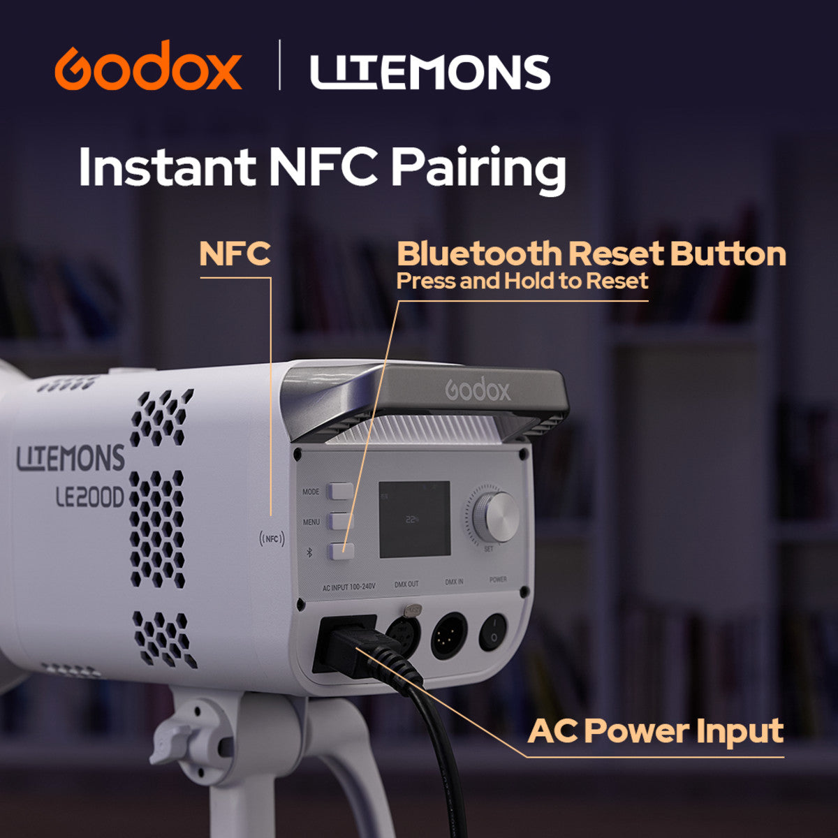 Godox Litemons 200W LED Daylight COB Light (White)