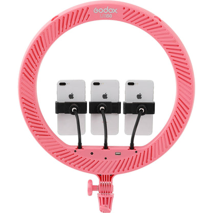 Godox LR150 LED Ring Light (Pink)