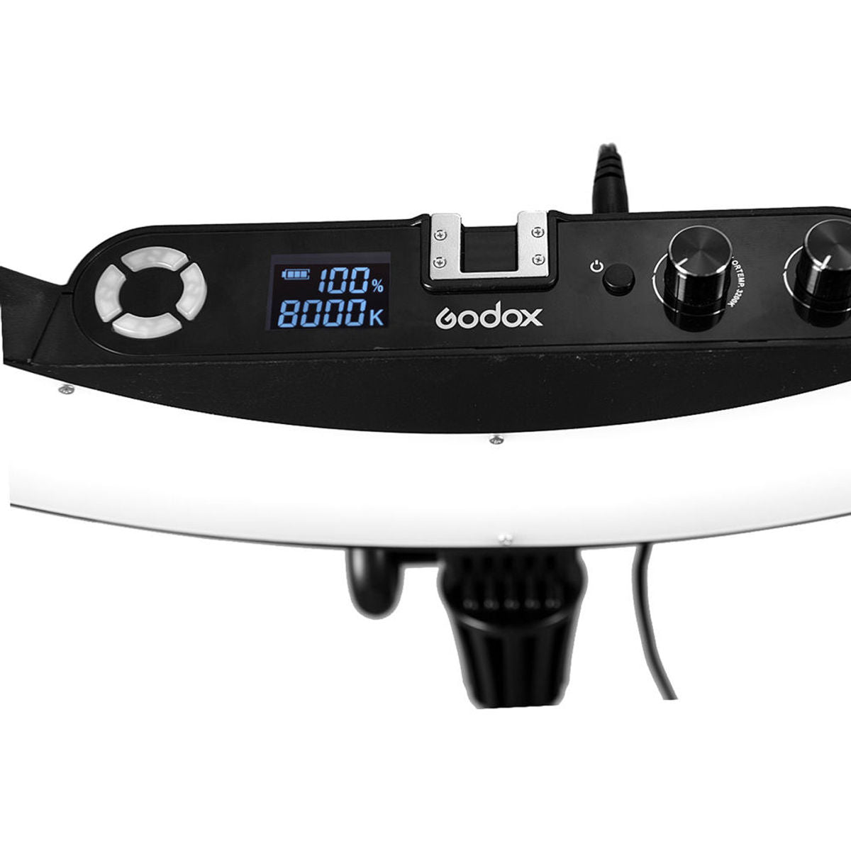Godox LR160 Bi-Color LED Ring Light (Black)