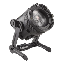 Astera QuikPunch Zoomable LED Fresnel with removable yoke and barndoors