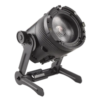 Astera QuikPunch Zoomable LED Fresnel with removable yoke and barndoors