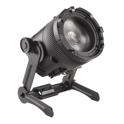 Astera QuikPunch Zoomable LED Fresnel with removable yoke and barndoors