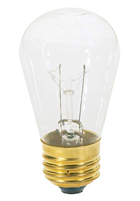 Satco (S3965) 11W 130V S14 Clear E26 Base Incandescent