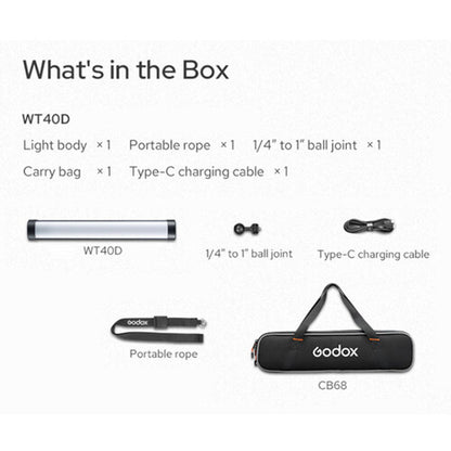 Godox WT40D Daylight Waterproof Tube Light