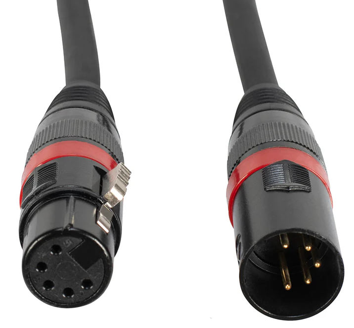 Accu-Cable(AC5PDMX100) DMX Cable 5pin 100'