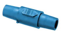 Hubbell (HBLDFBL) Cam-Lok Double Ended Female- Blue